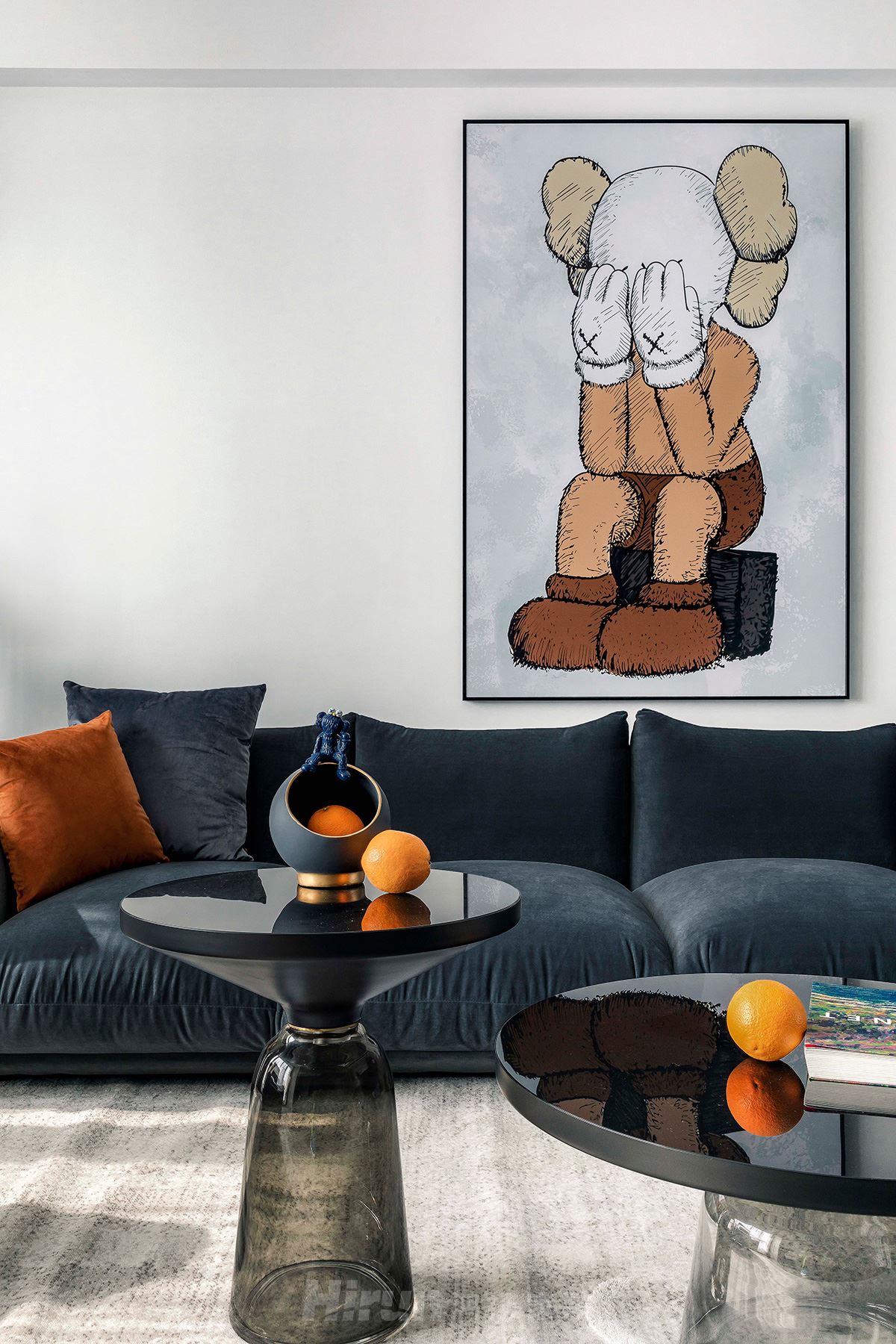 萬達湖公館160㎡雅致現代四居室 裝修案例實景圖-01