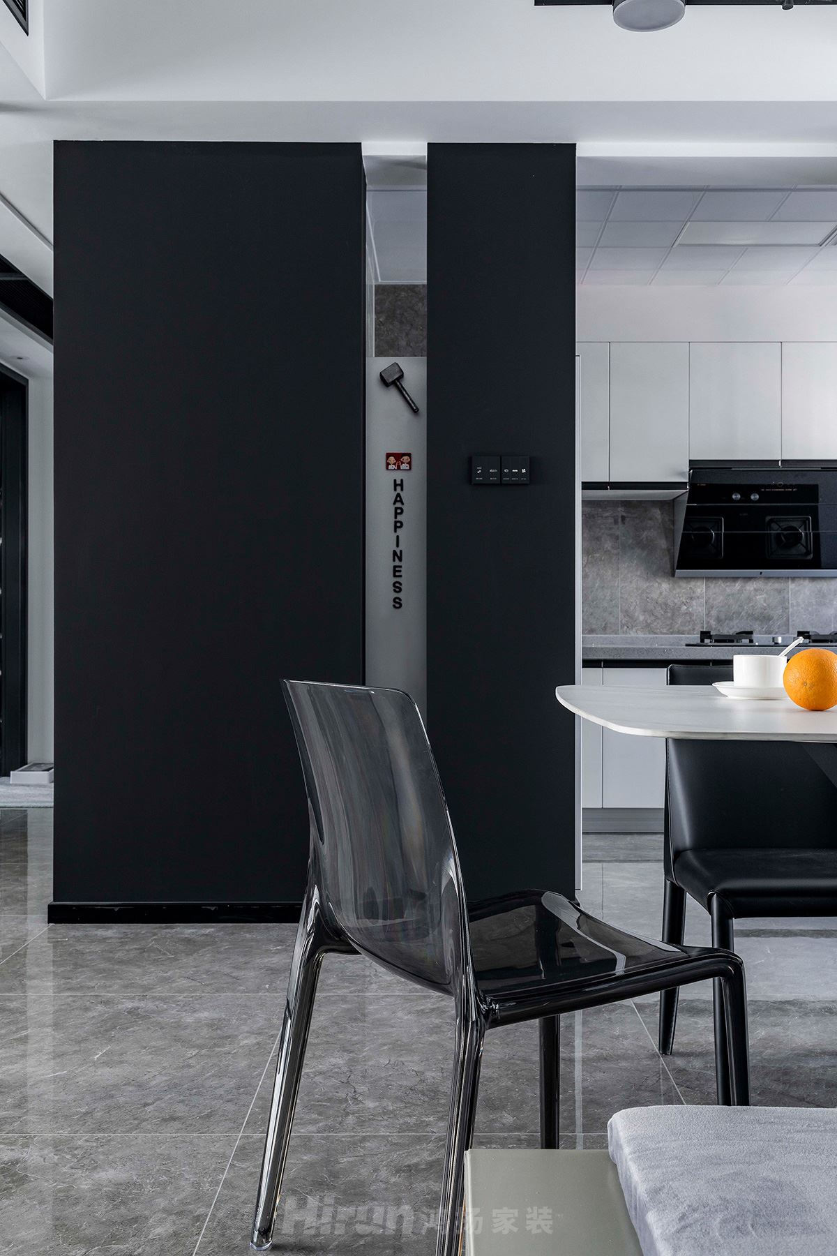 萬達湖公館160㎡雅致現代四居室 裝修案例實景圖-012