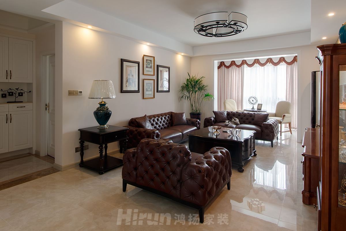 貢院120㎡輕歐簡美三居室 裝修案例實景圖-02