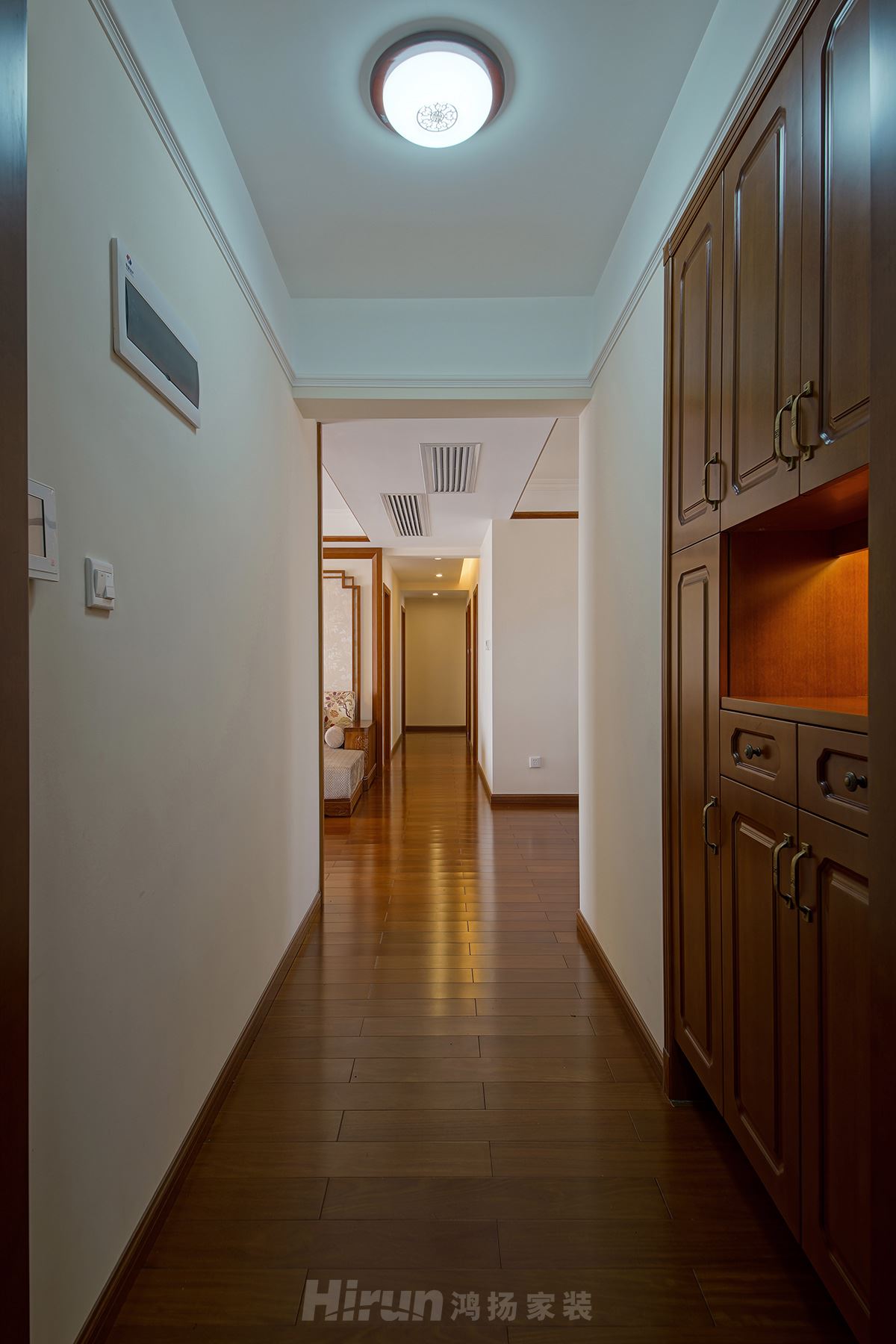 湘熙水郡130㎡復(fù)合寫意三居室 裝修案例實景圖-01