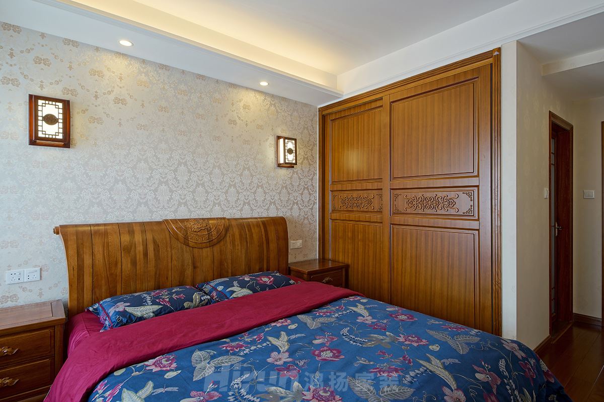 湘熙水郡130㎡復(fù)合寫意三居室 裝修案例實景圖-10