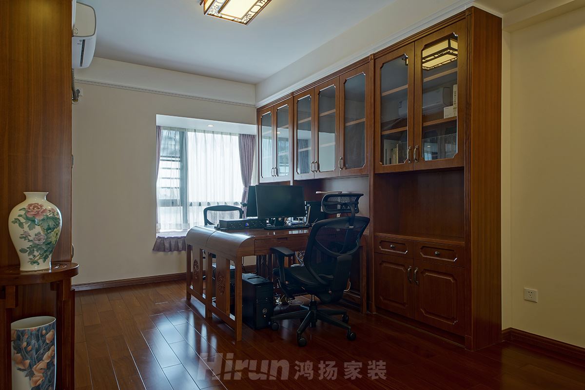 湘熙水郡130㎡復(fù)合寫意三居室 裝修案例實景圖-08