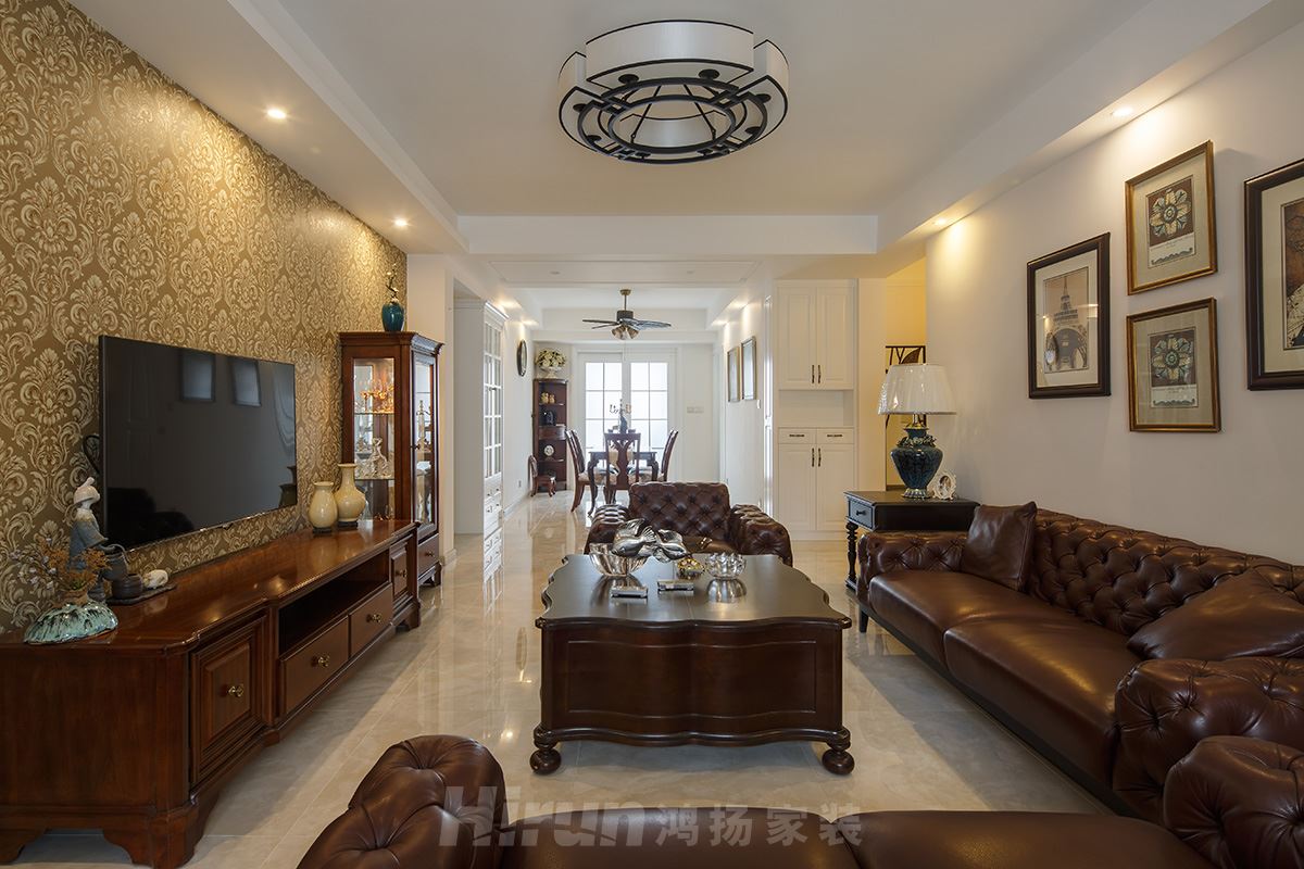 貢院120㎡輕歐簡美三居室 裝修案例實景圖-04