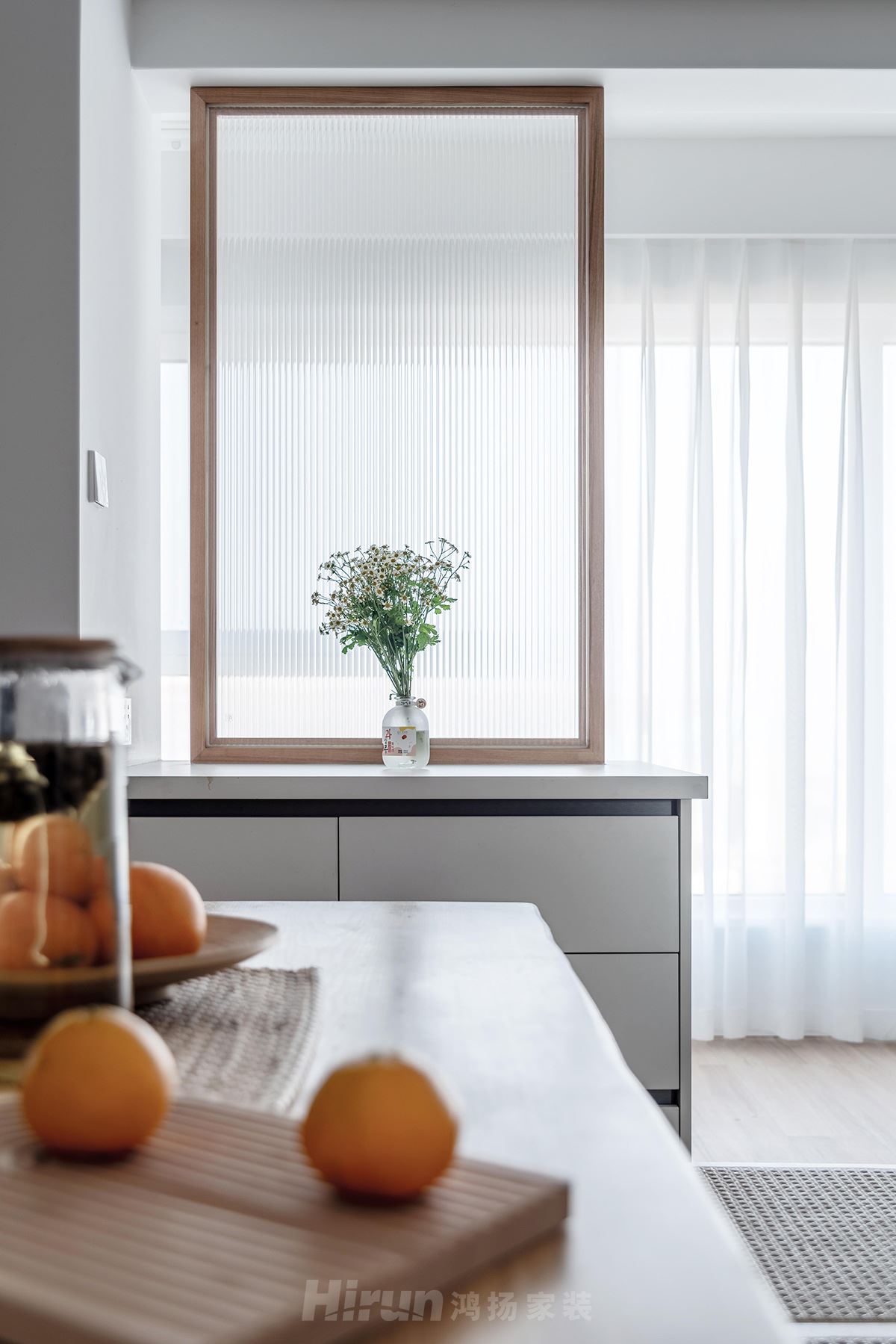 中糧鴻云130㎡北歐之光大平層 裝修案例實景圖-image4