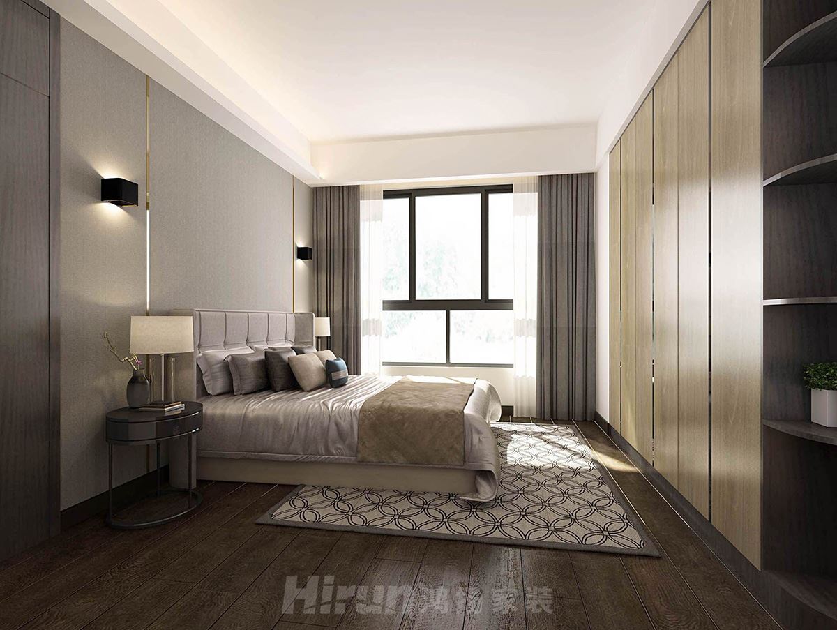 盛世華都146㎡雅致現代大平層 裝修案例效果圖-005主臥室