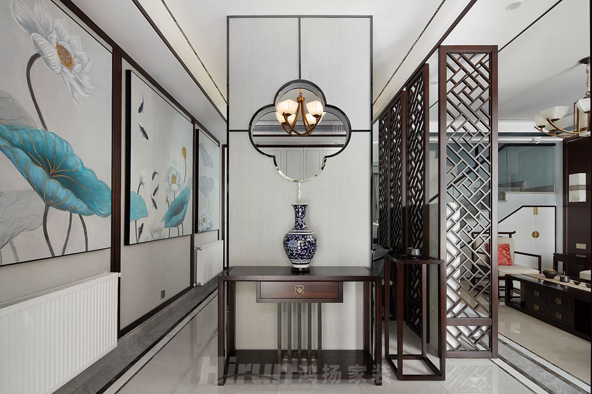 長(zhǎng)泰豪園400㎡寫意木構(gòu)別墅 裝修案例實(shí)景圖-SWSY2020-5