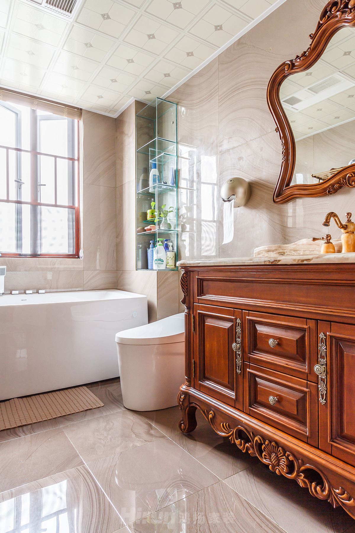 半山壹號120㎡輕歐簡美三居室 裝修案例實景圖-IMG_8408