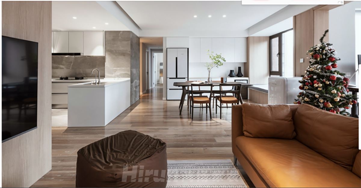 藍光雍景半島98㎡北歐之光三居室 裝修案例實景圖-image6