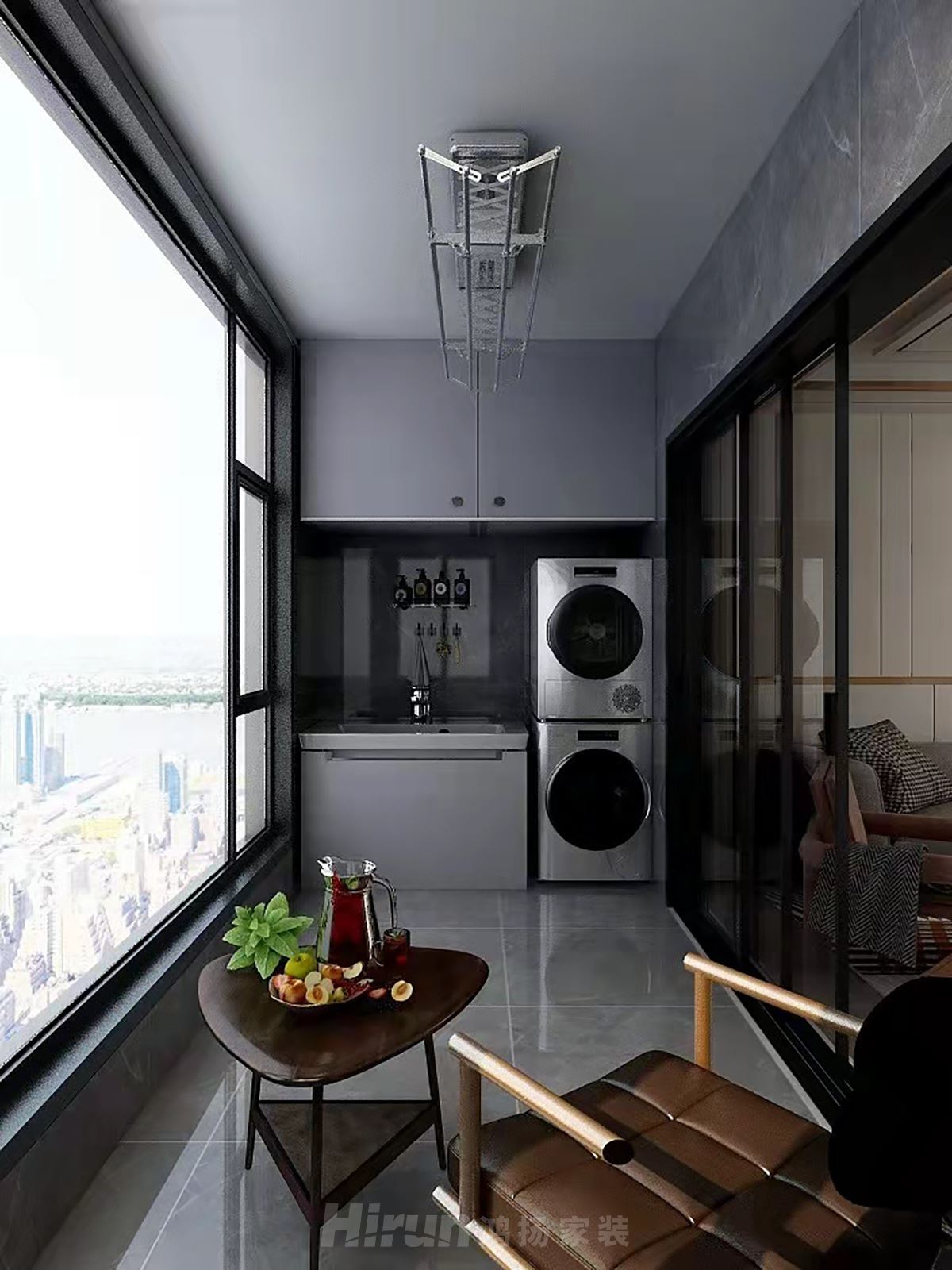 大唐印象160㎡雅致現代四居室 裝修案例效果圖-8bc977fcc77458769023df36cdbe910