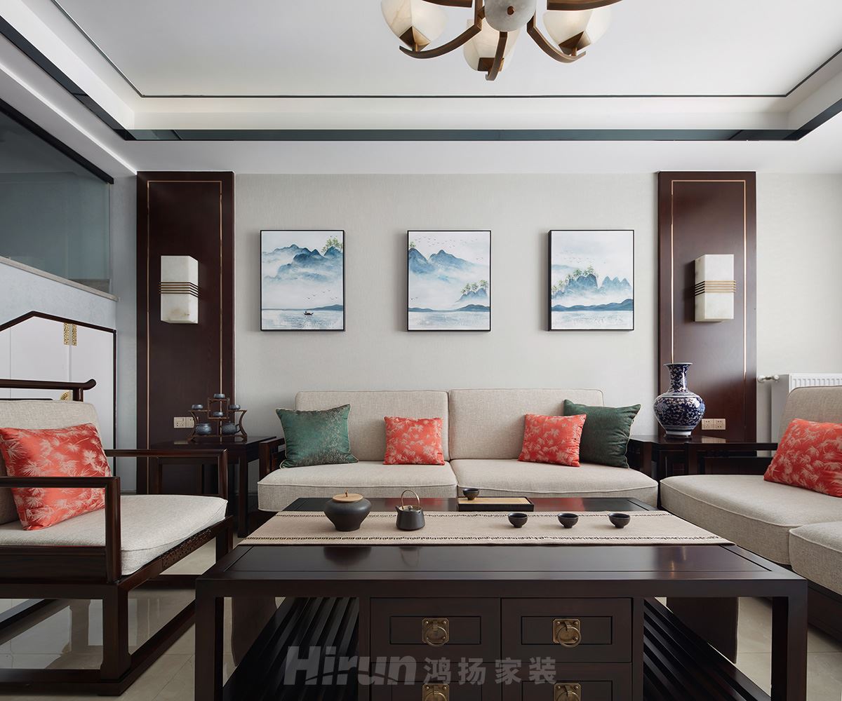 長(zhǎng)泰豪園400㎡寫意木構(gòu)別墅 裝修案例實(shí)景圖-SWSY2020-25