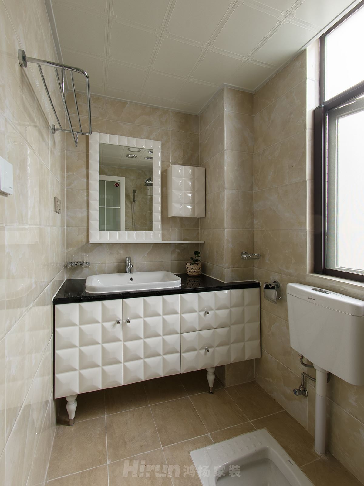 貢院120㎡輕歐簡美三居室 裝修案例實景圖-18