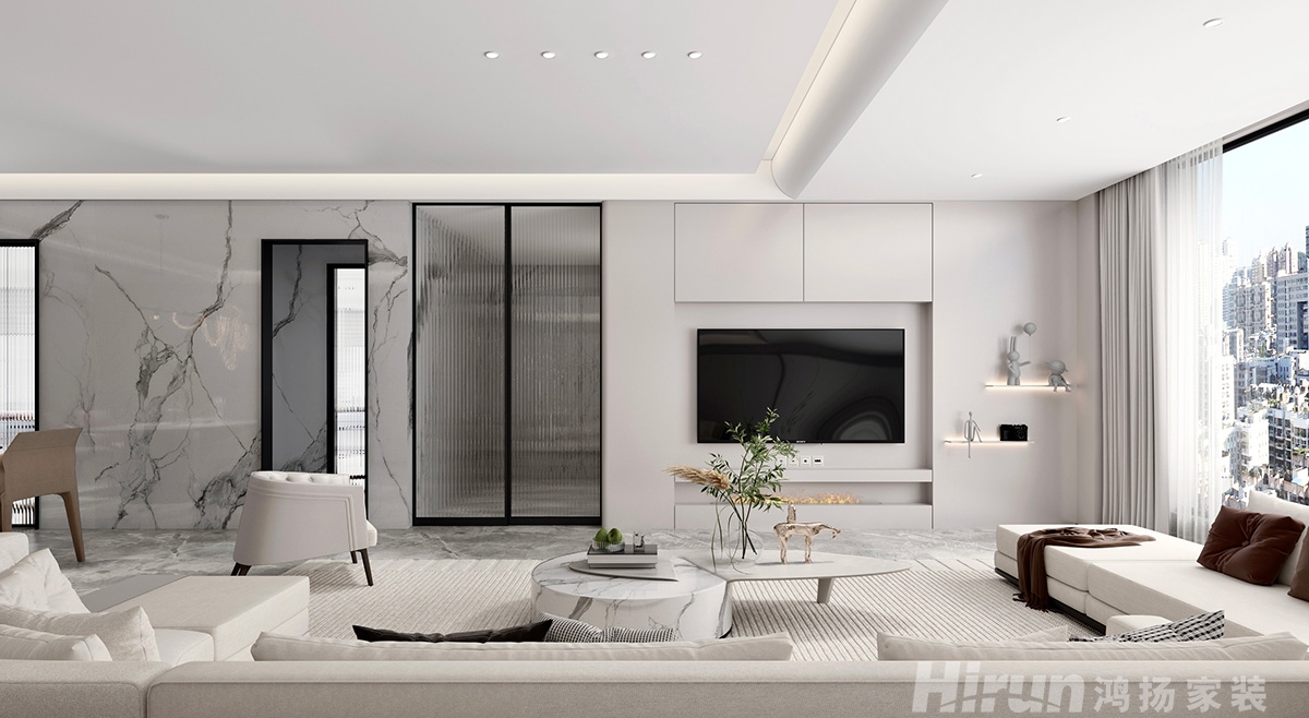 建發央著161㎡北歐之光復式 裝修案例效果圖-1