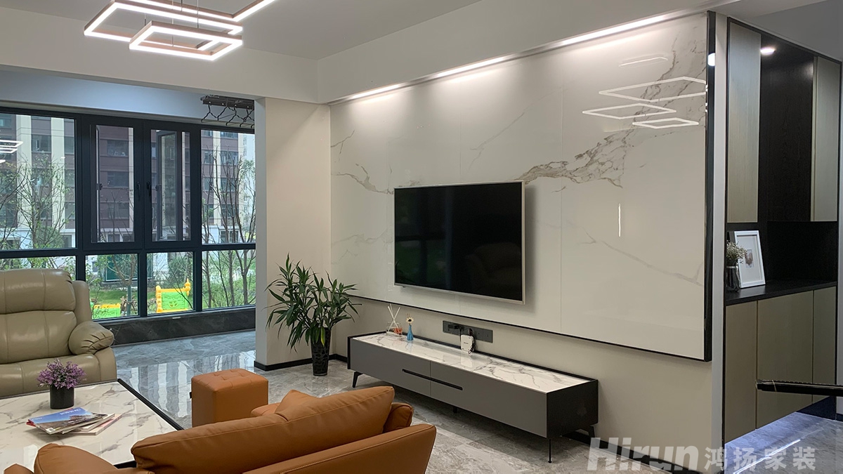 蓉國新賦170㎡雅致現代三居室 裝修案例實景圖-8