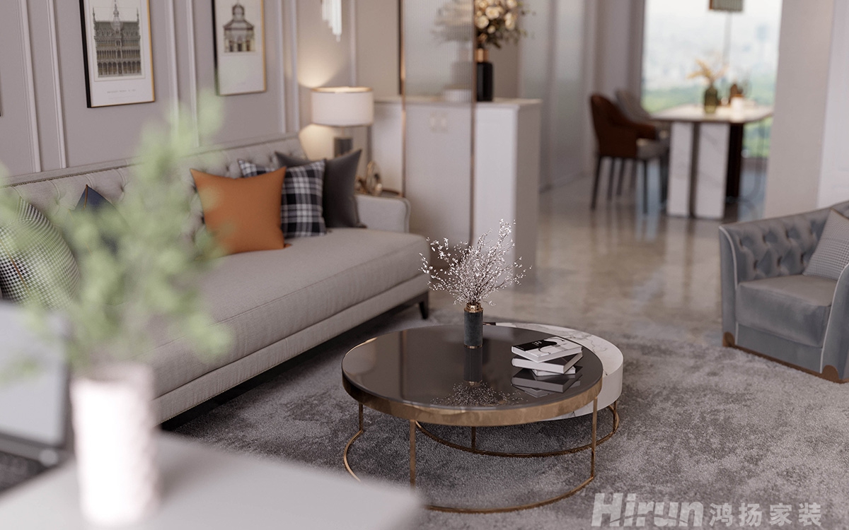 建發中央公園120㎡輕歐簡美三居室 裝修案例效果圖-7