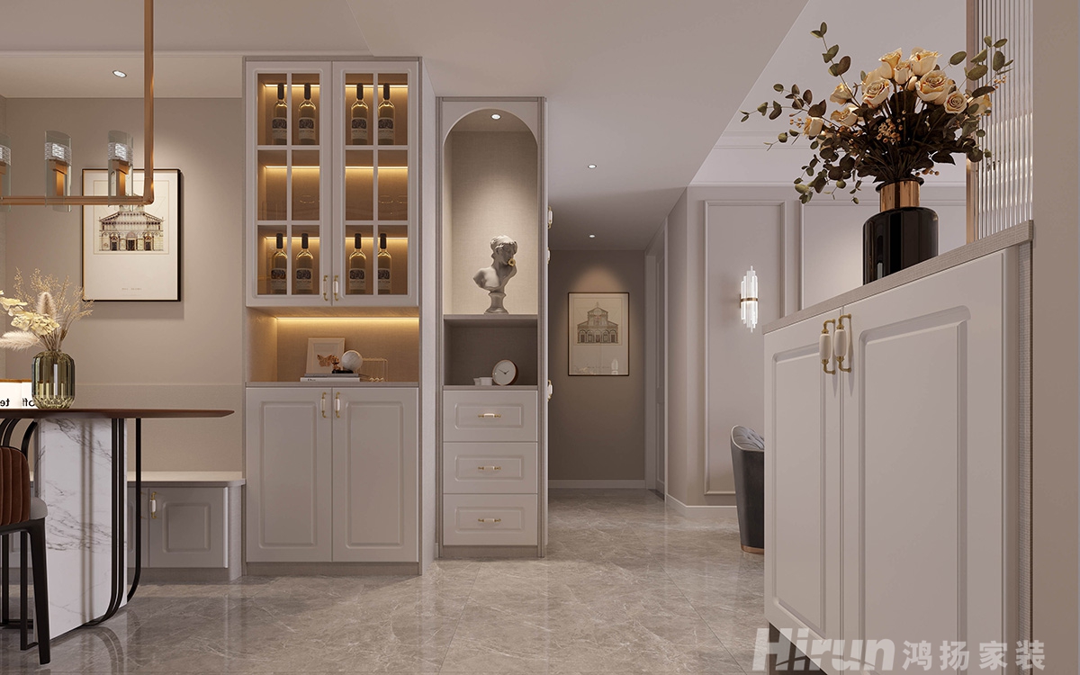 建發中央公園120㎡輕歐簡美三居室 裝修案例效果圖-4