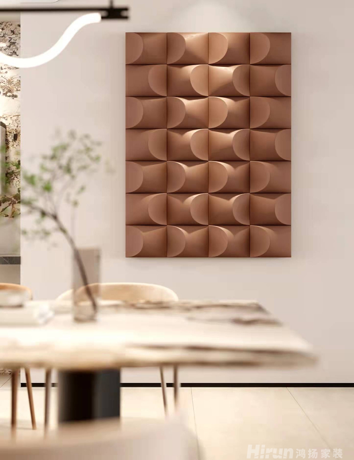 麓谷明珠115㎡雅致現(xiàn)代三居室 裝修案例效果圖-1