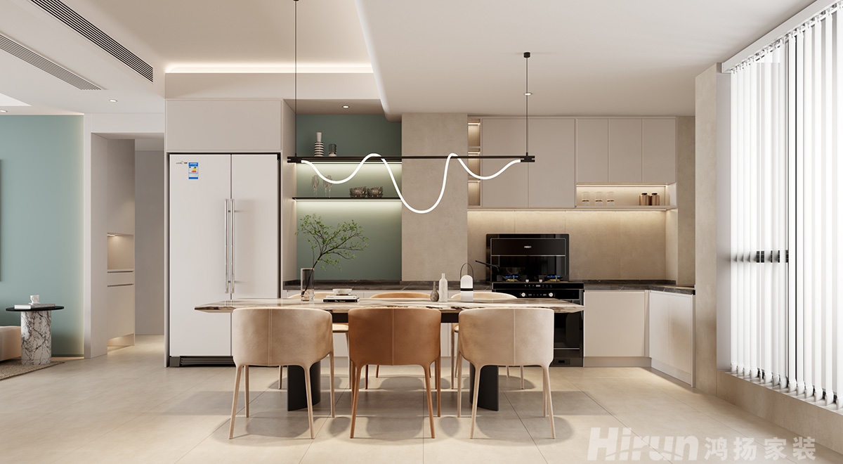 麓谷明珠115㎡雅致現(xiàn)代三居室 裝修案例效果圖-4