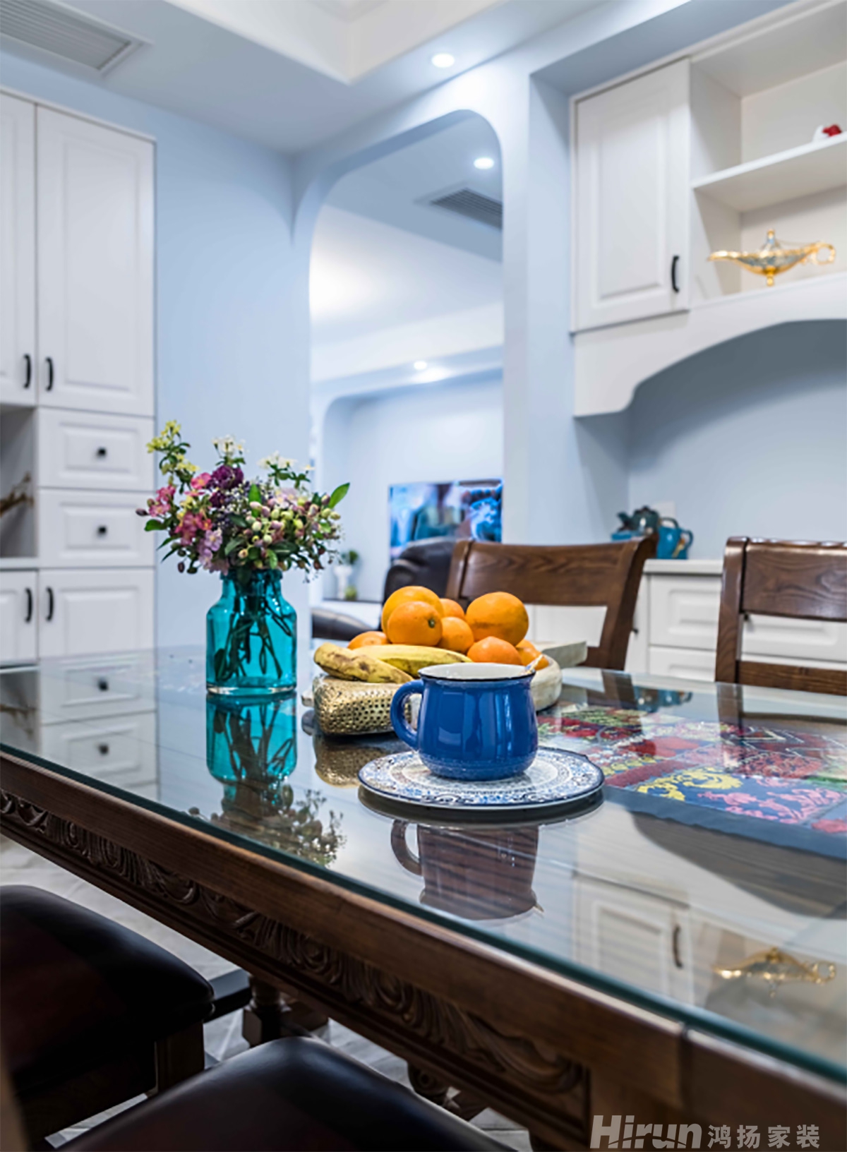 八方小區138㎡輕歐簡美四居室 裝修案例實景圖-8