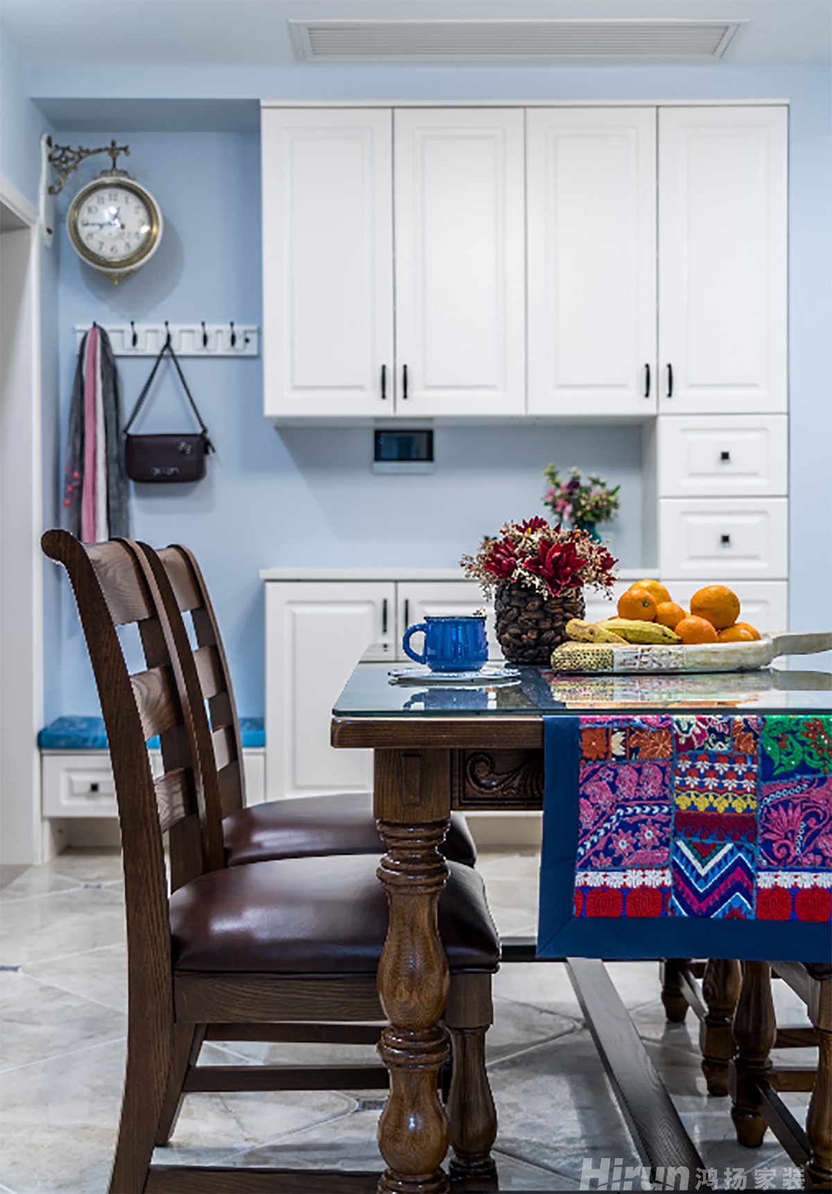 八方小區138㎡輕歐簡美四居室 裝修案例實景圖-7