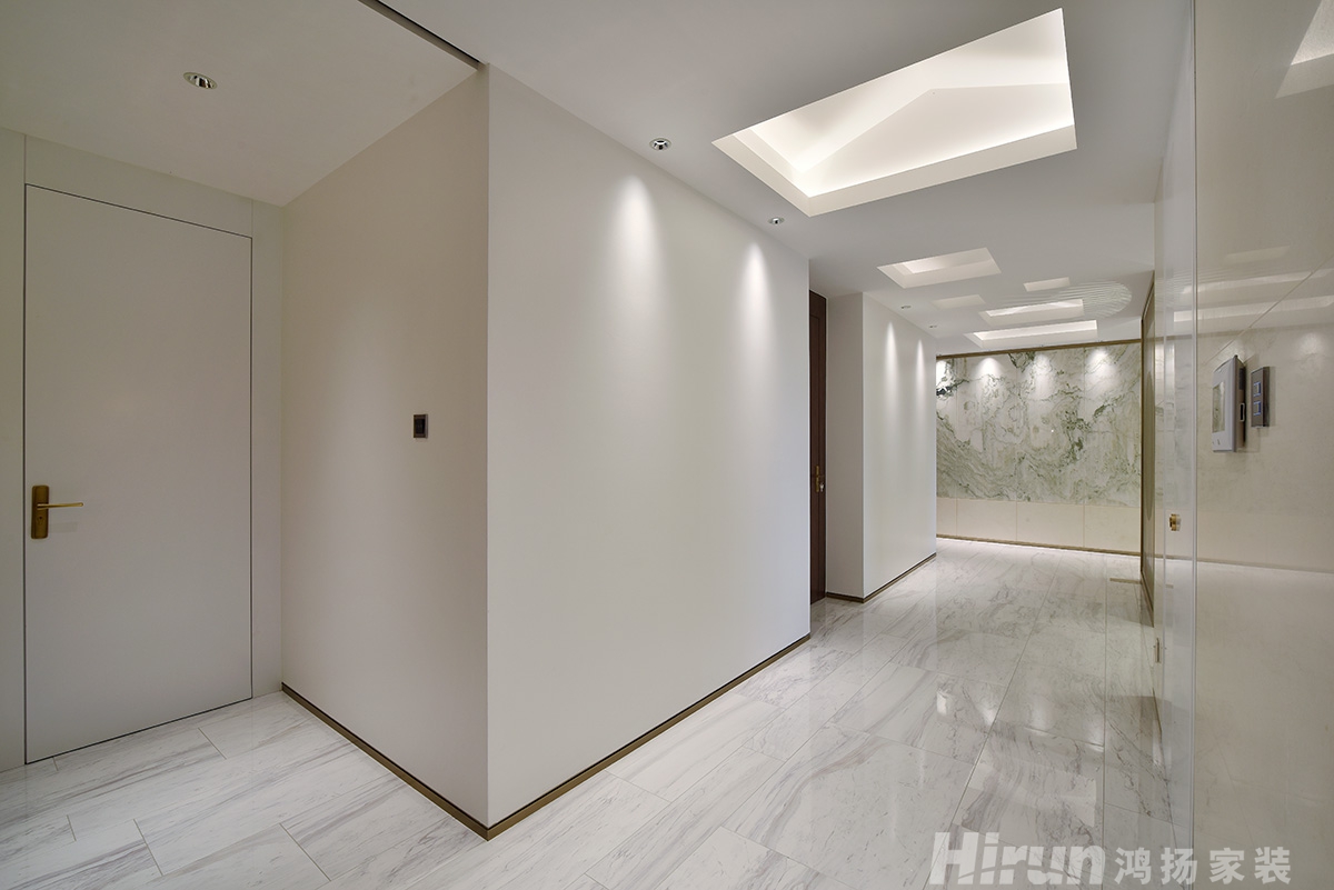 保利國際廣場260㎡意境東方大平層 裝修案例實景圖-3