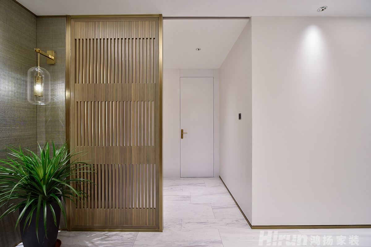 保利國際廣場260㎡意境東方大平層 裝修案例實景圖-2