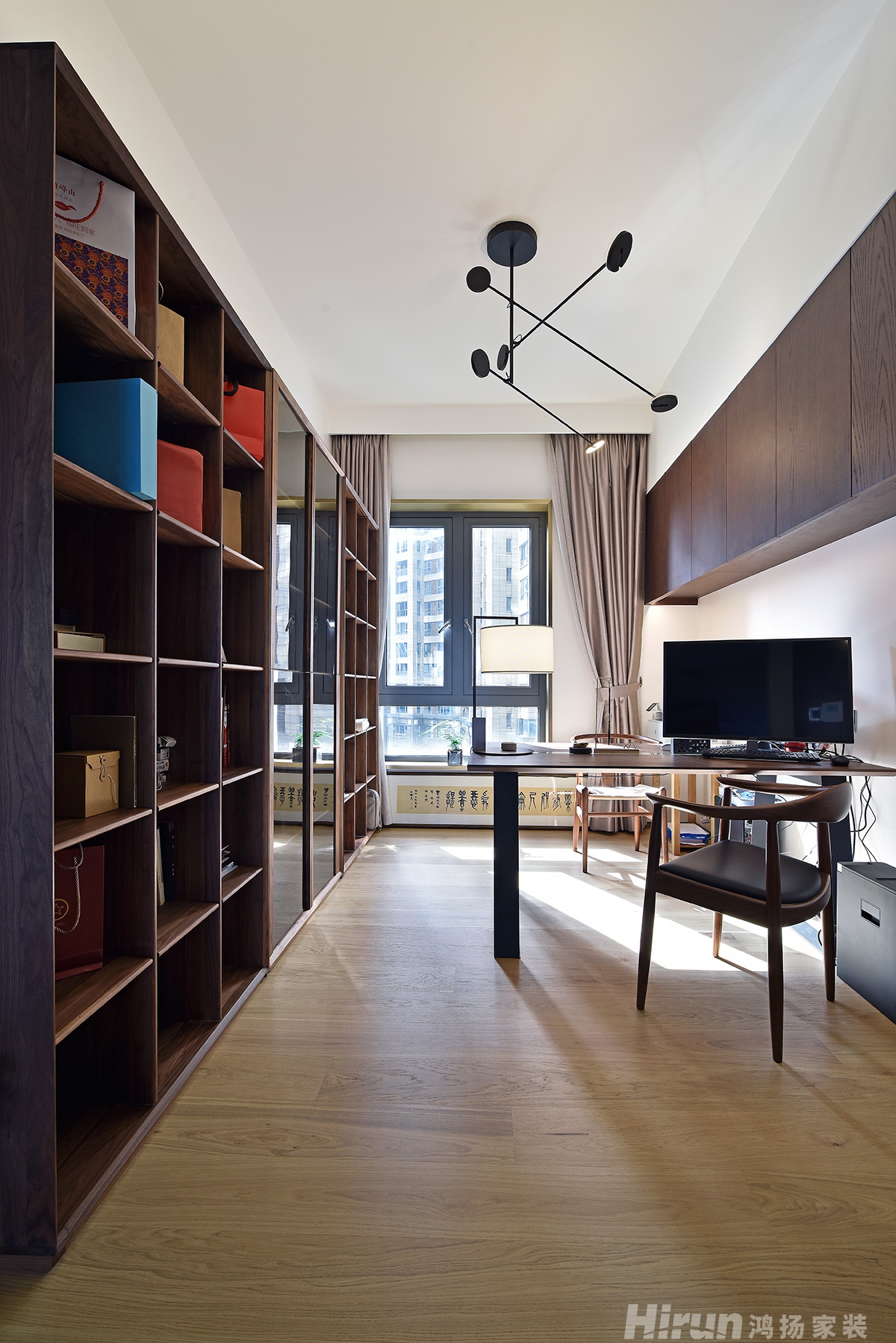 保利國際廣場260㎡意境東方大平層 裝修案例實景圖-18