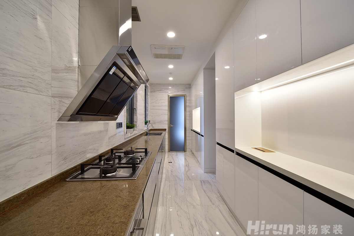 保利國際廣場260㎡意境東方大平層 裝修案例實景圖-20