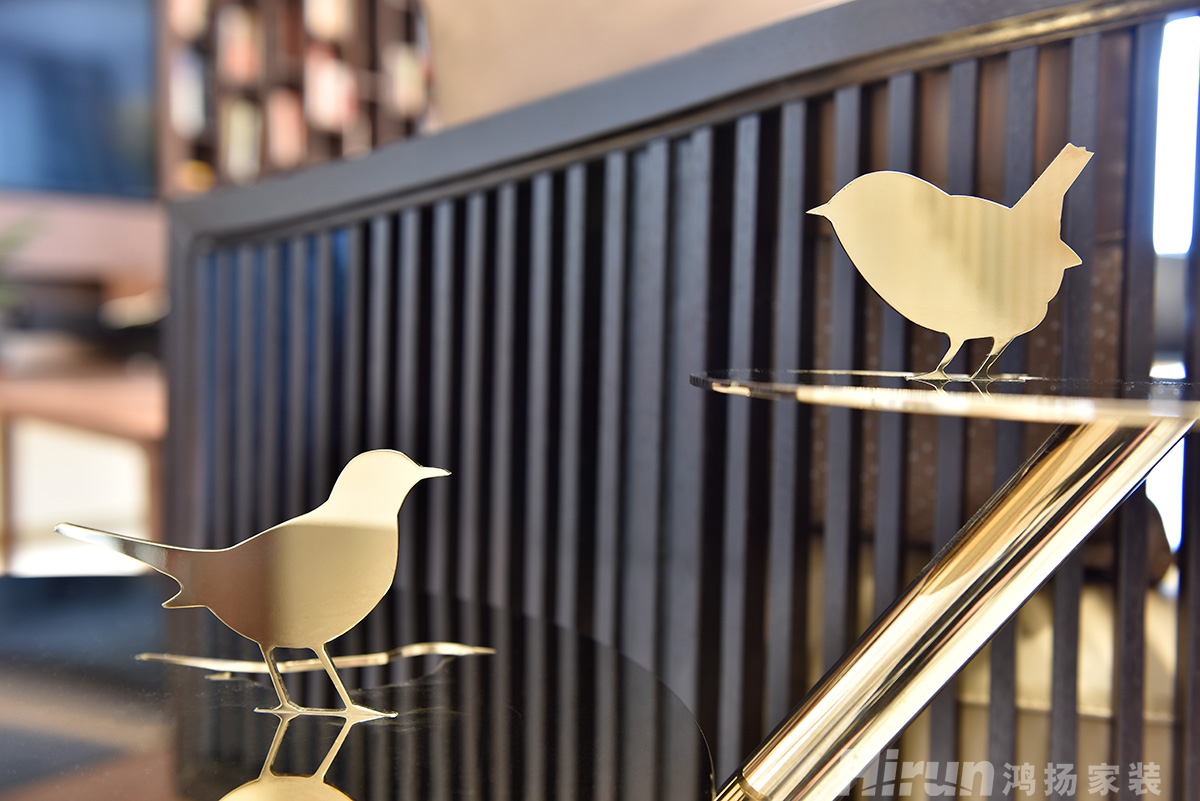 保利國際廣場260㎡意境東方大平層 裝修案例實景圖-16