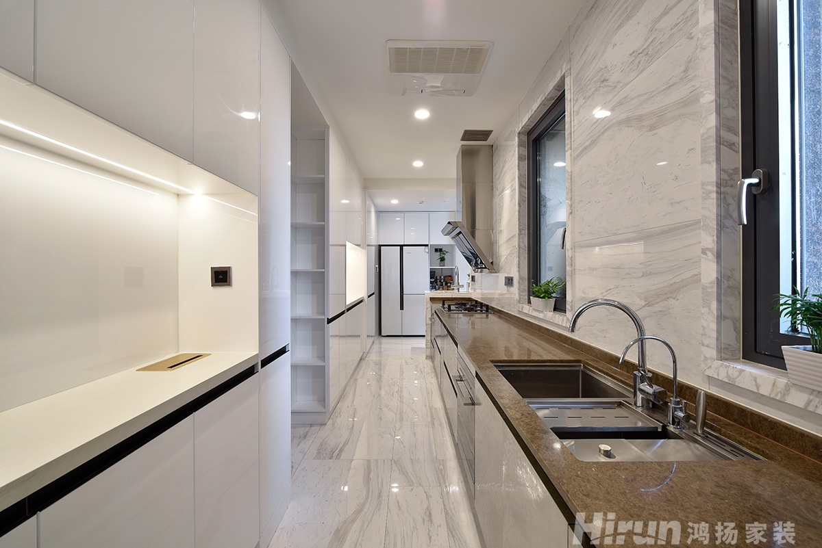 保利國際廣場260㎡意境東方大平層 裝修案例實景圖-21