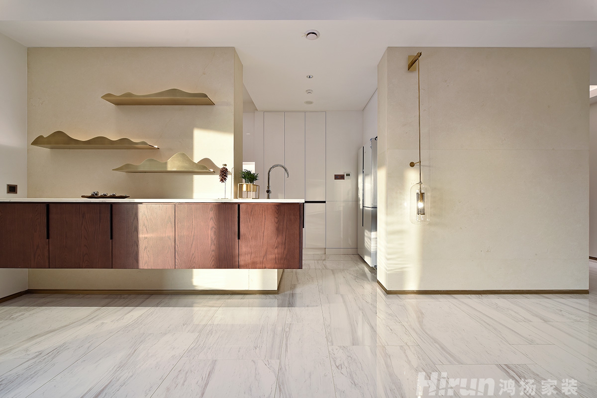 保利國際廣場260㎡意境東方大平層 裝修案例實景圖-19