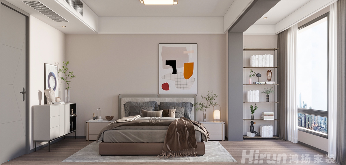 大漢龍城150㎡北歐之光復式 裝修案例效果圖-1
