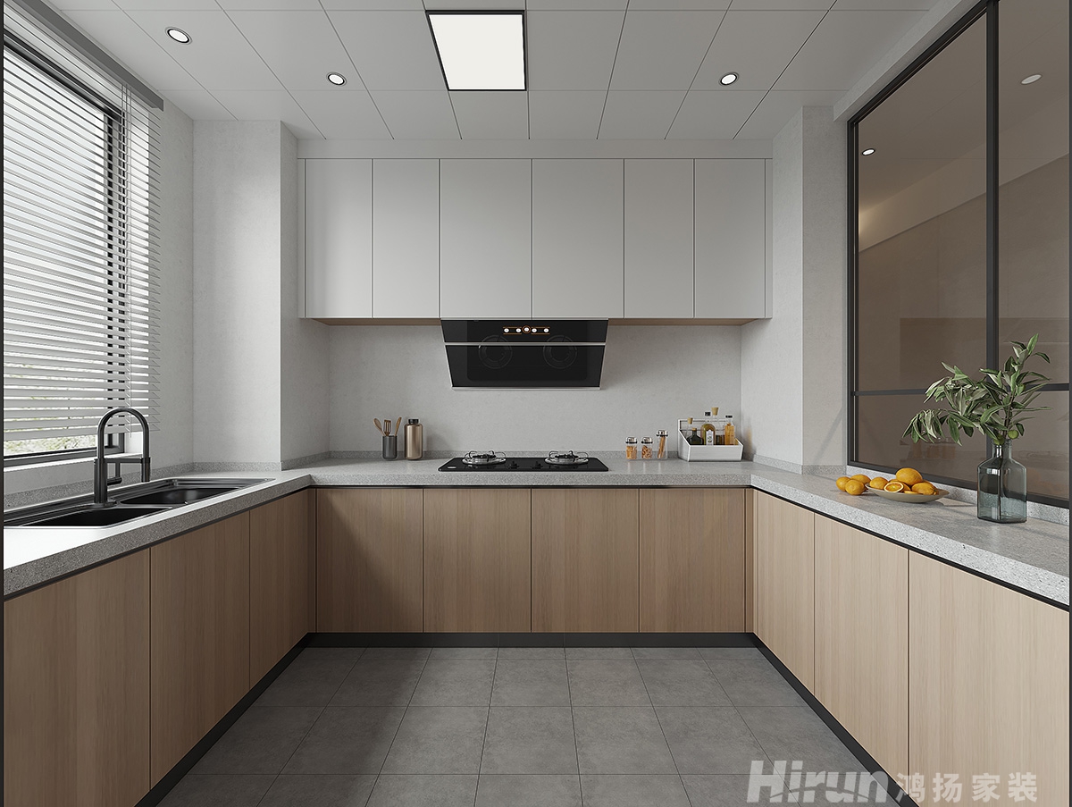 凱瑞名門150㎡北歐之光四居室 裝修案例效果圖-4