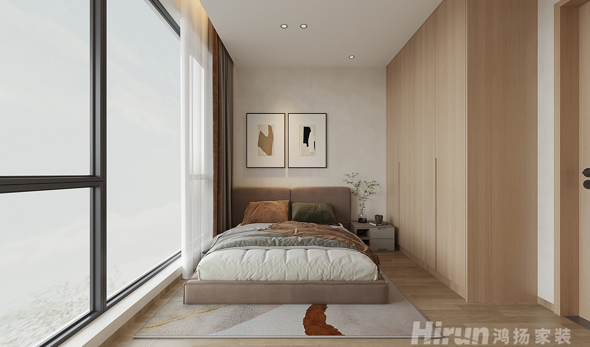 凱瑞名門150㎡北歐之光四居室 裝修案例效果圖-5