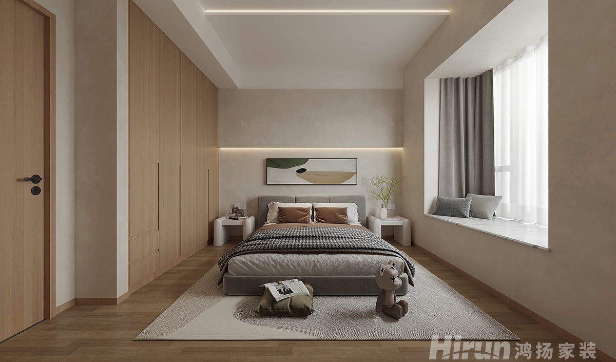 凱瑞名門150㎡北歐之光四居室 裝修案例效果圖-6