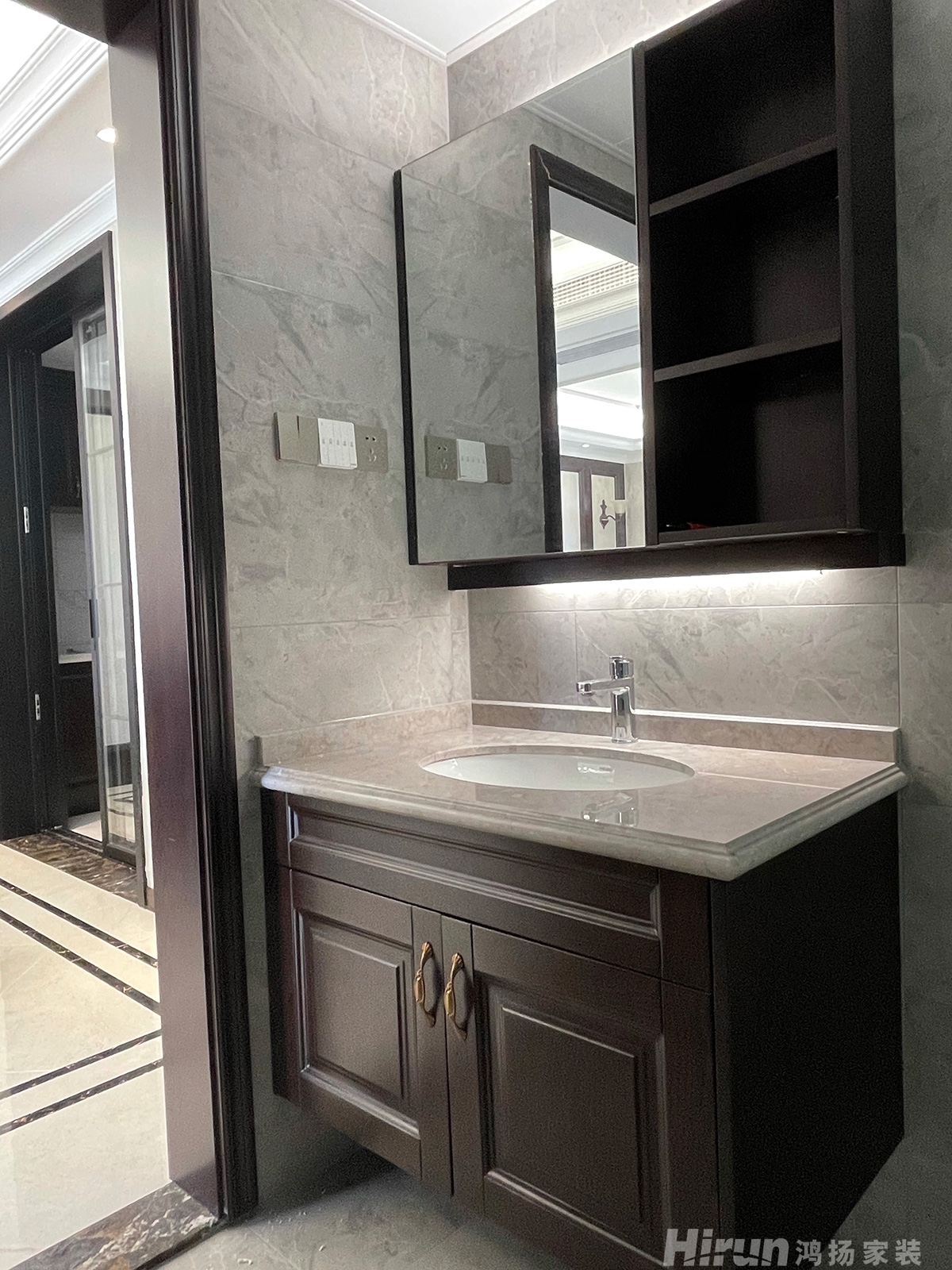 金鐘大悅城150㎡輕歐簡美四居室 裝修案例實景圖-7