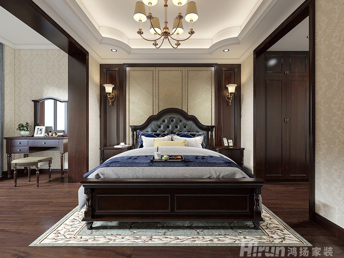 金鐘大悅城150㎡輕歐簡美四居室 裝修案例實景圖-6