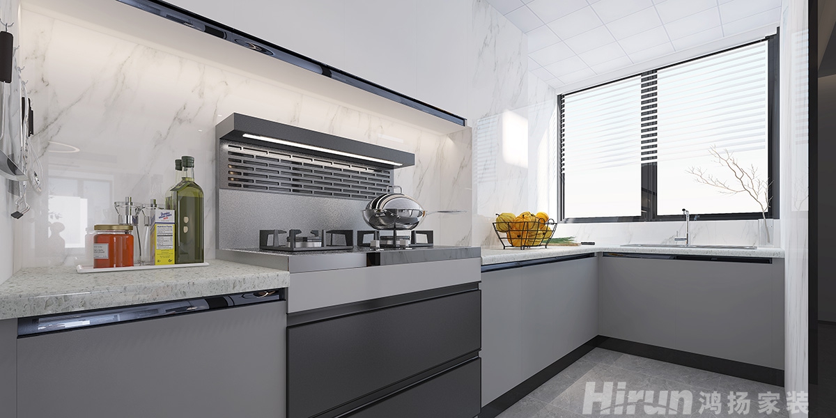 美的梧桐莊園100㎡雅致現代三居室 裝修案例效果圖-5