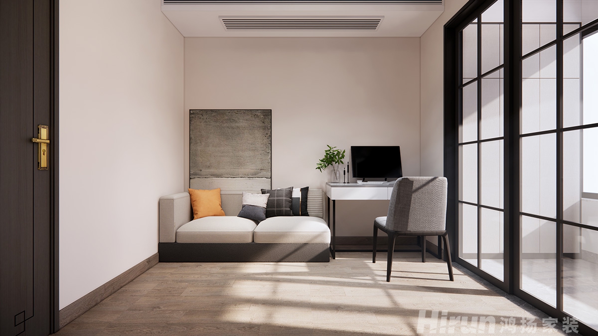 西郡湘山里140㎡復合寫意四居室 裝修案例效果圖-6
