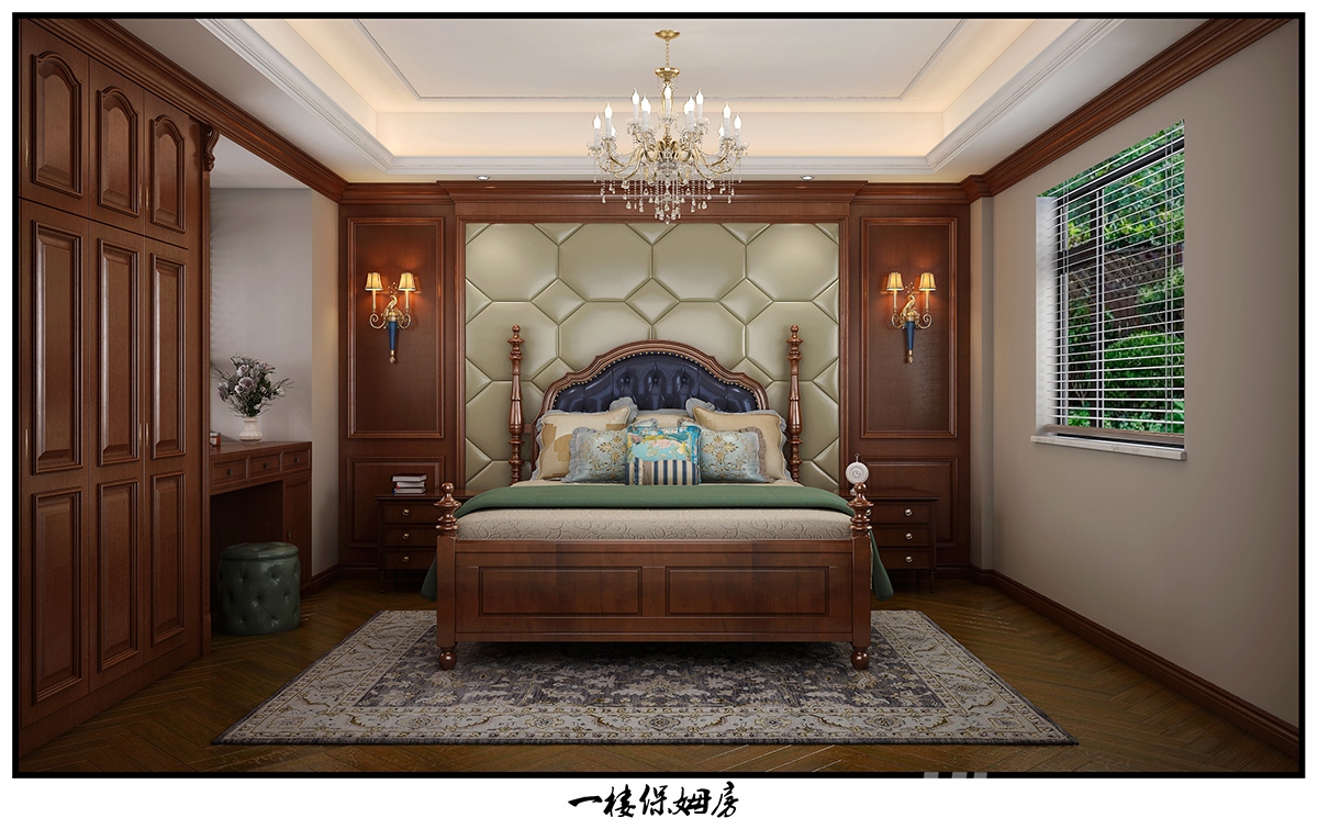 翡翠公園310㎡歐美香頌別墅 裝修案例效果圖-10