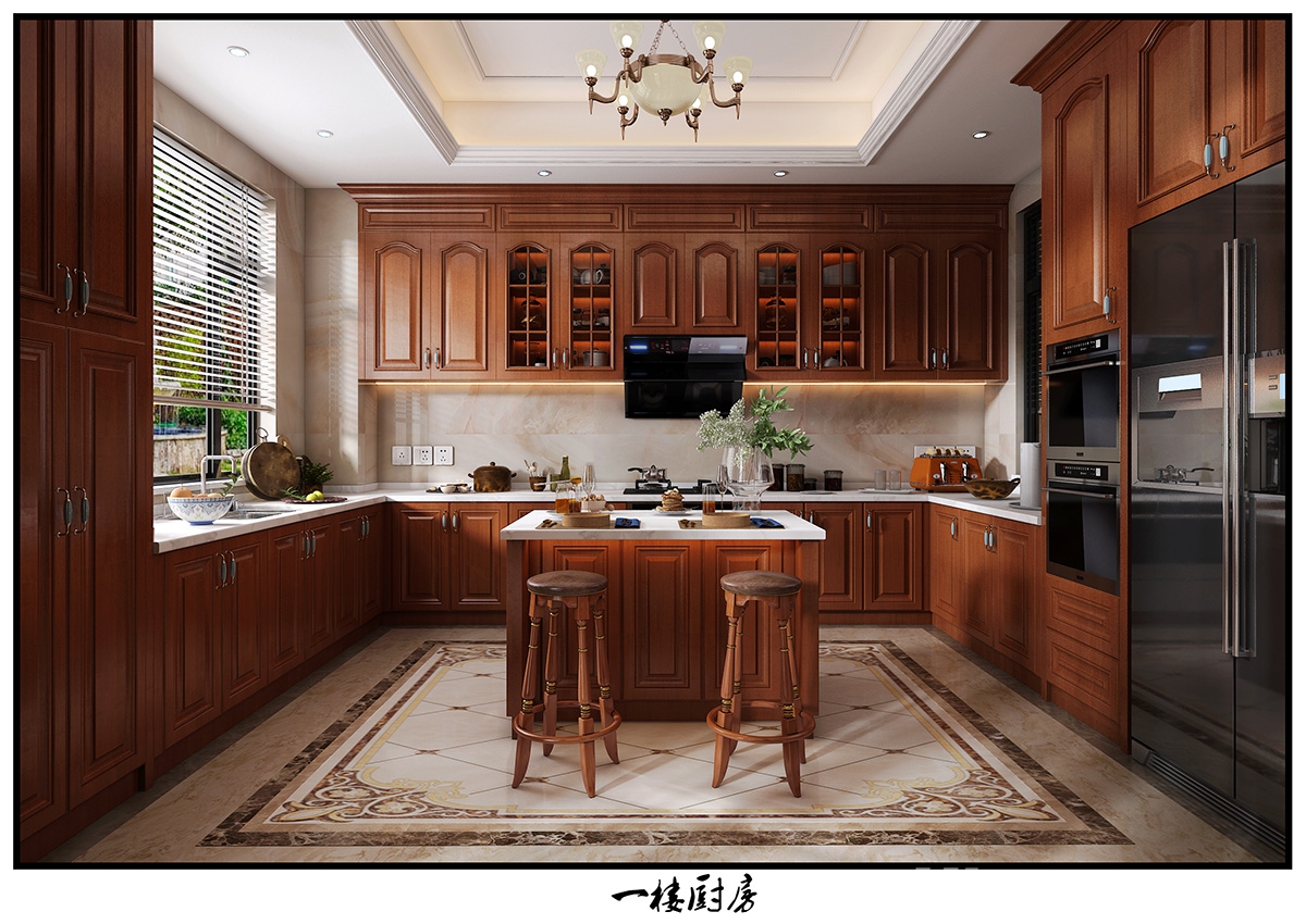 翡翠公園310㎡歐美香頌別墅 裝修案例效果圖-8