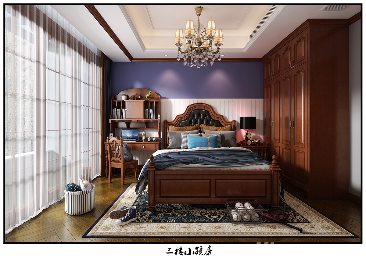 翡翠公園310㎡歐美香頌別墅 裝修案例效果圖-14