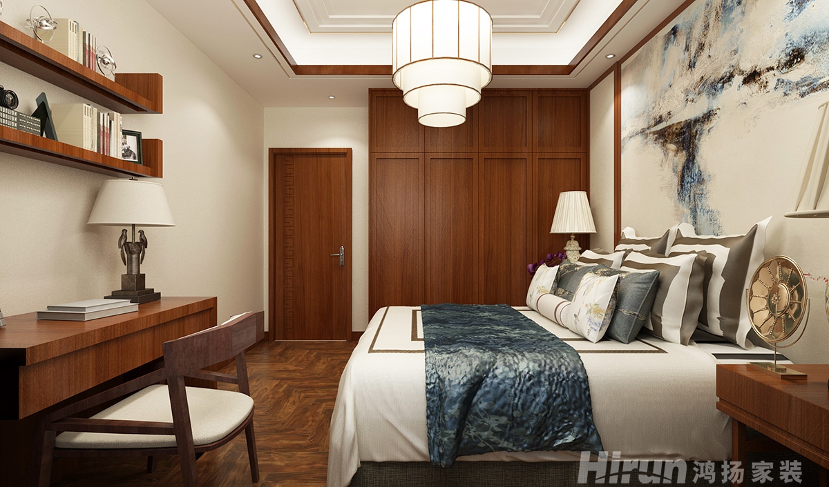 珠江酈城450㎡復合寫意別墅 裝修案例效果圖-11