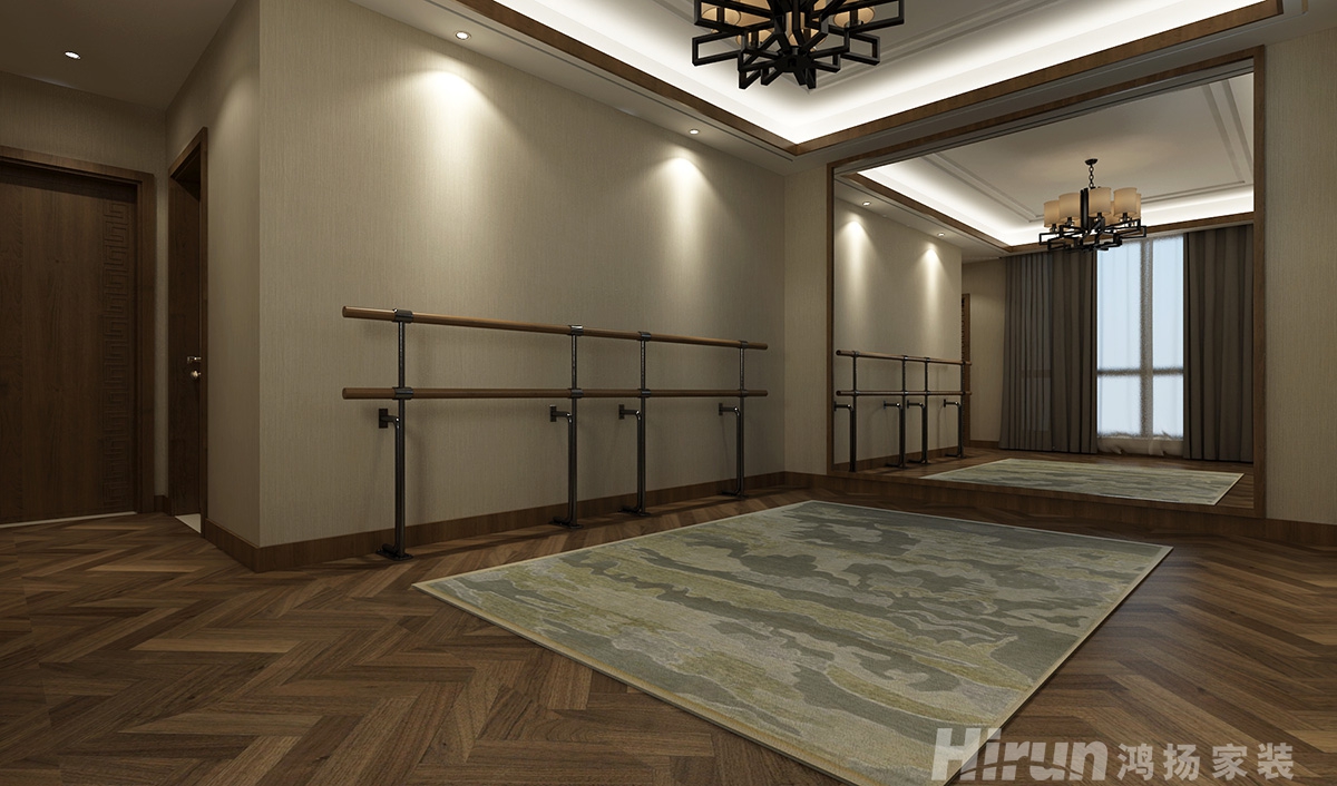 珠江酈城450㎡復合寫意別墅 裝修案例效果圖-11