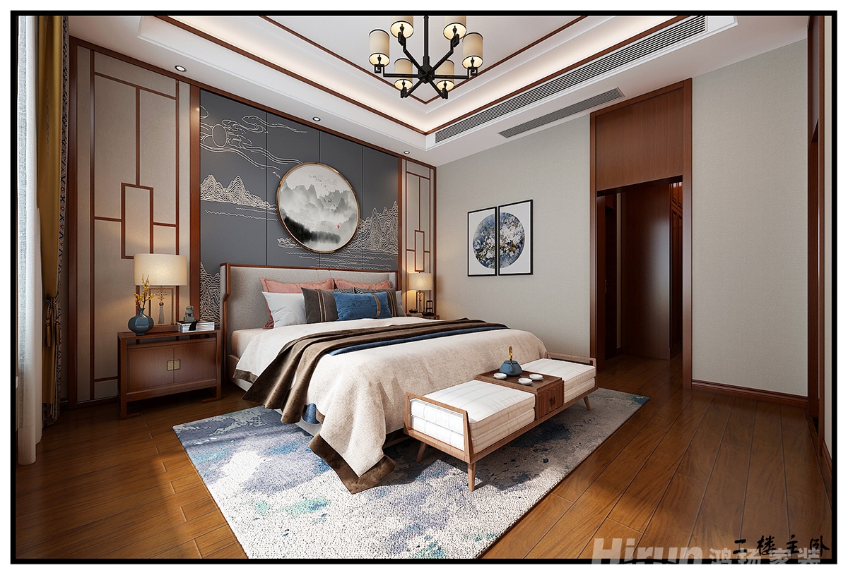 盤龍世紀(jì)城500㎡復(fù)合寫意別墅 裝修案例效果圖-7