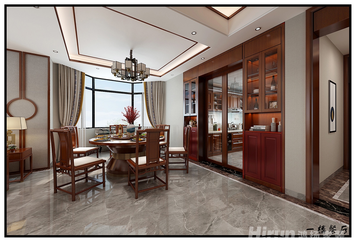 盤龍世紀(jì)城500㎡復(fù)合寫意別墅 裝修案例效果圖-5