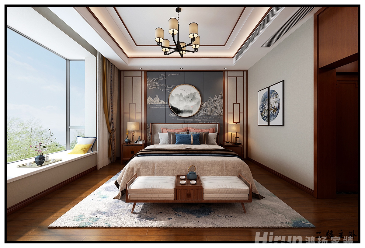 盤龍世紀(jì)城500㎡復(fù)合寫意別墅 裝修案例效果圖-8