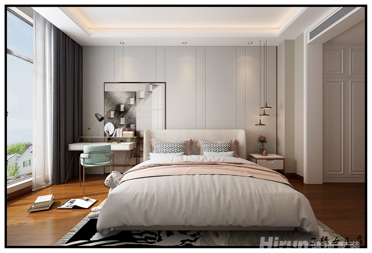 盤龍世紀(jì)城500㎡復(fù)合寫意別墅 裝修案例效果圖-10