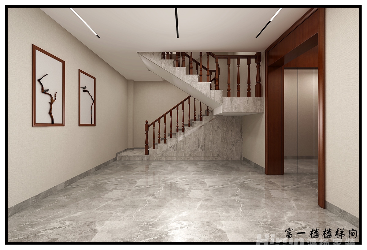 盤龍世紀(jì)城500㎡復(fù)合寫意別墅 裝修案例效果圖-18