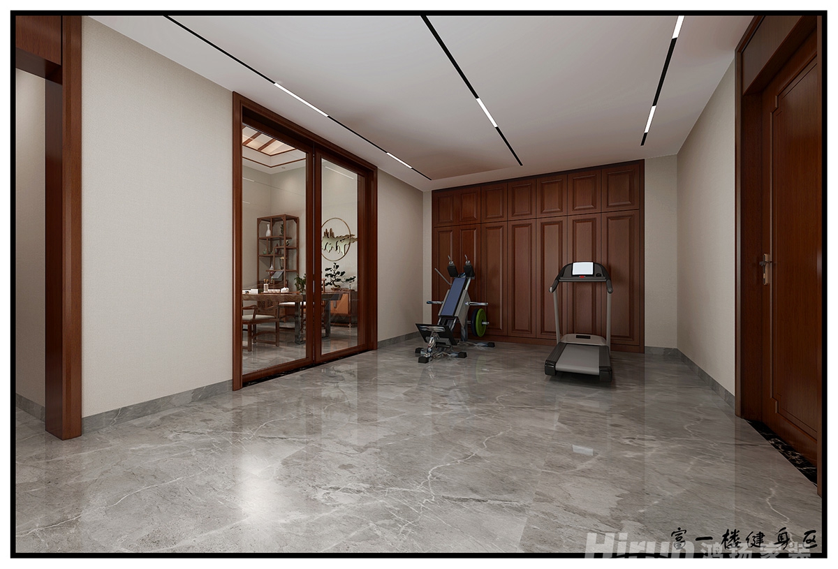 盤龍世紀(jì)城500㎡復(fù)合寫意別墅 裝修案例效果圖-15