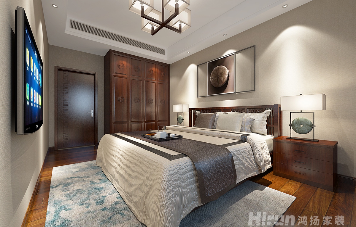 盤龍世紀城500㎡東方古雅別墅 裝修案例效果圖-4